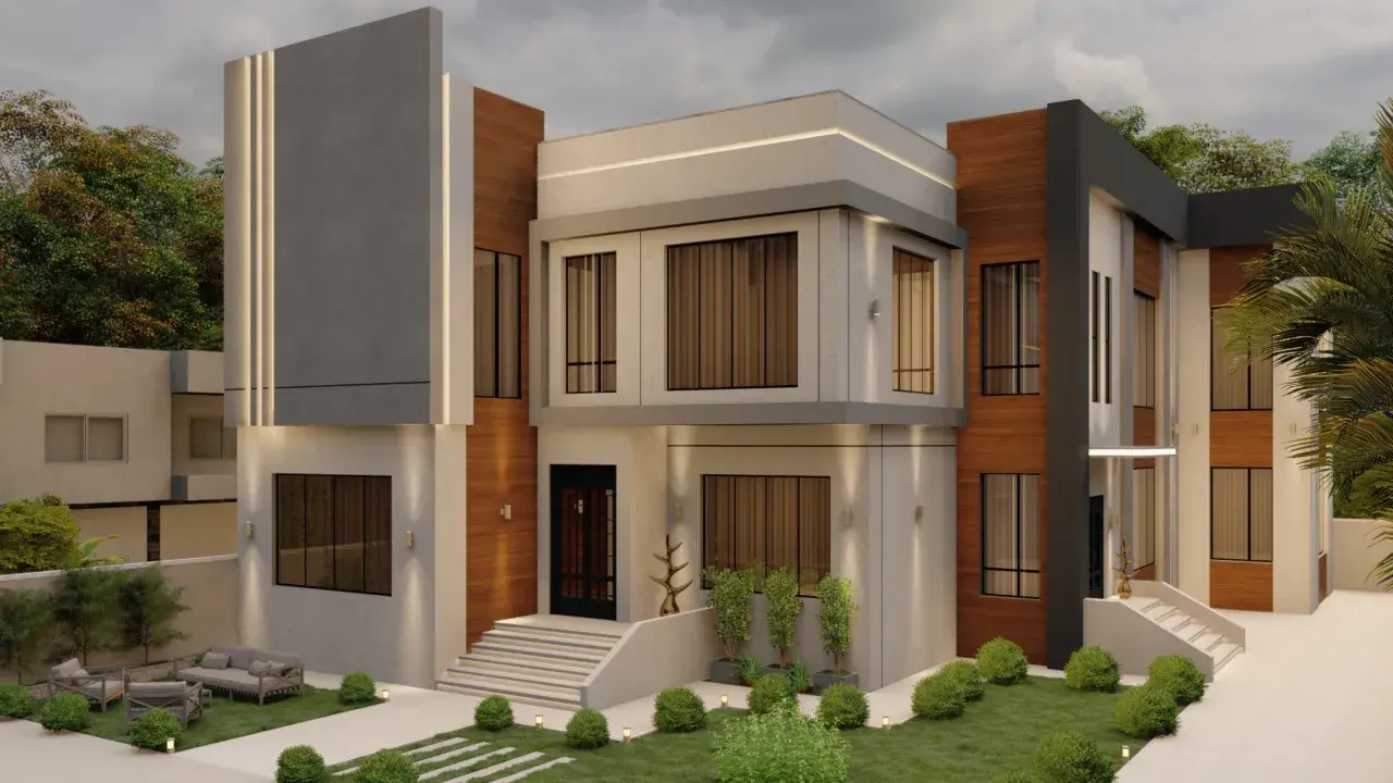 تصميم فيلا حديثة في أم القيوين