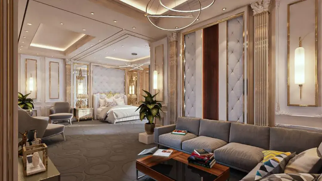 تصميم داخلي هندسي في أبوظبي