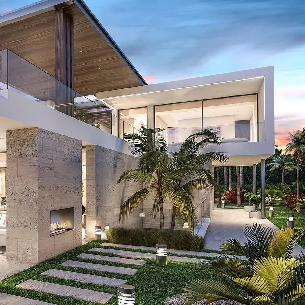 تصميم ساحات خارجية في دبي